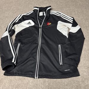 Adidas‎ Clima Cool Athletic Jacket Women's M UofL Cards Cardinals Louisville
